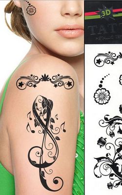 N057 black tattoos